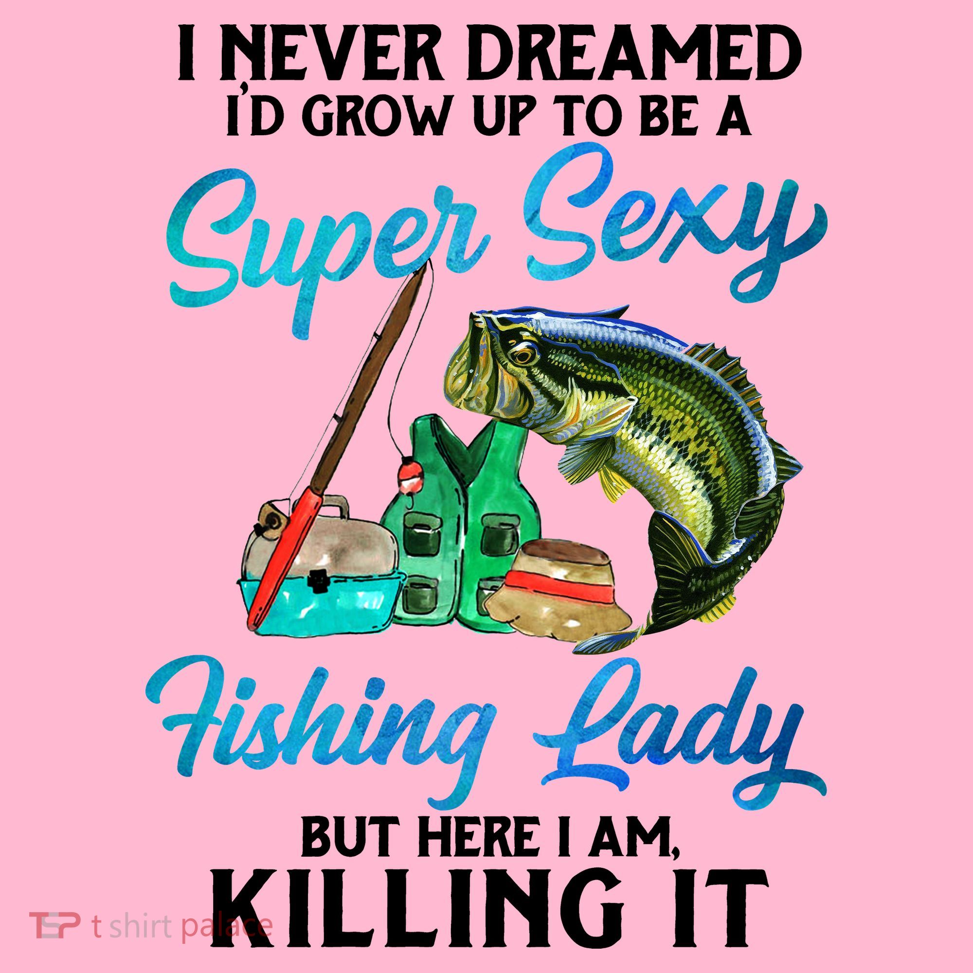 Super Sexy Fishing Lady Fish Lover Coaster