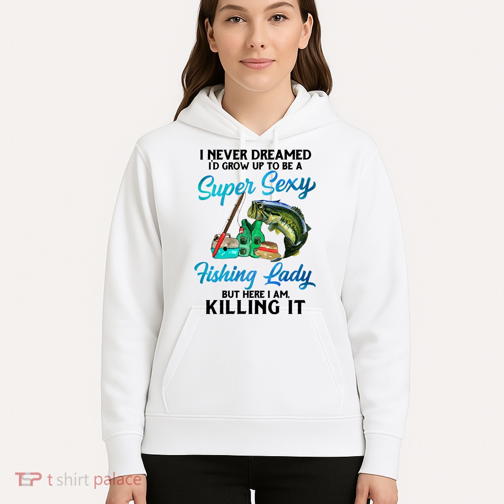 Super Sexy Fishing Lady Fish Lover Hoodie