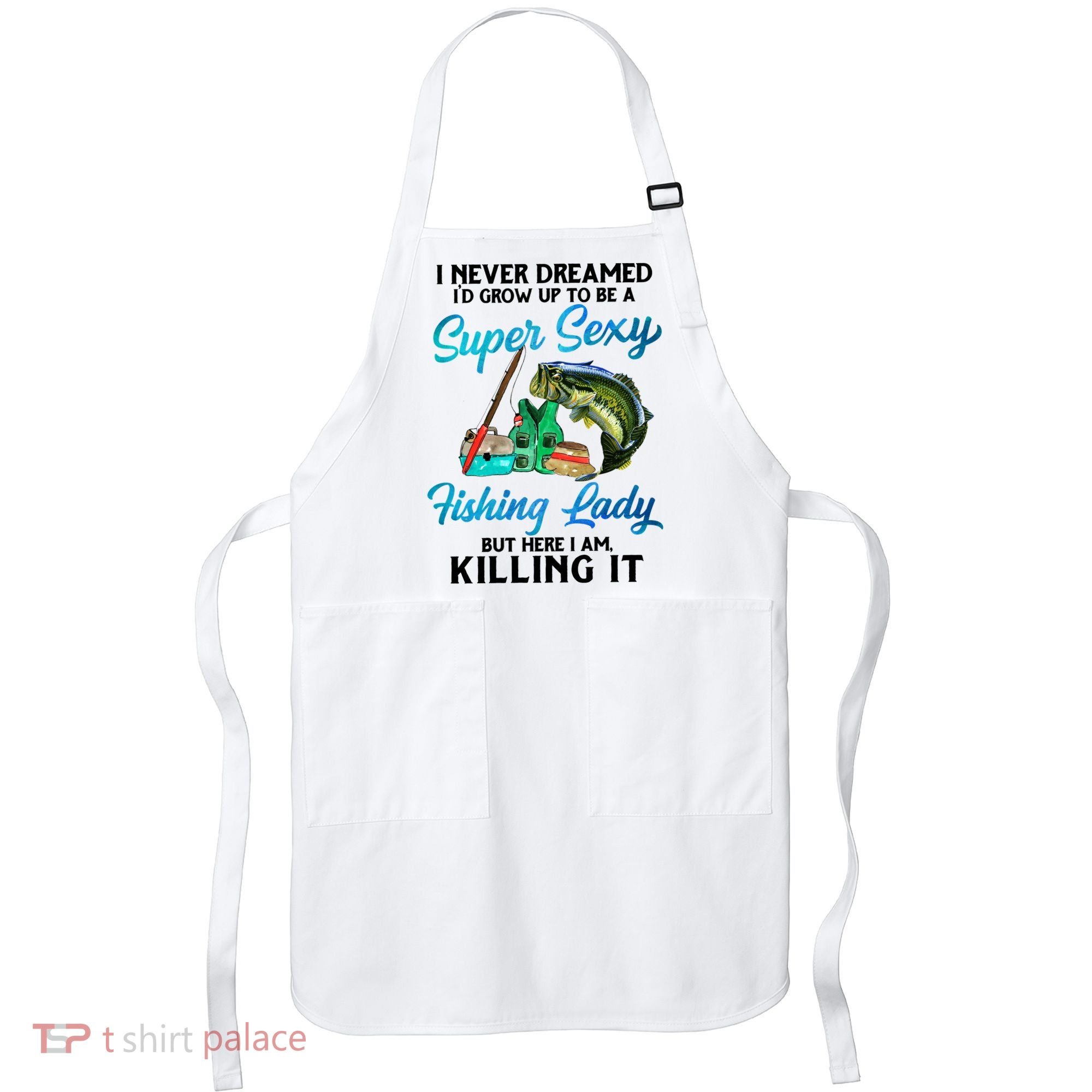 Super Sexy Fishing Lady Fish Lover Apron
