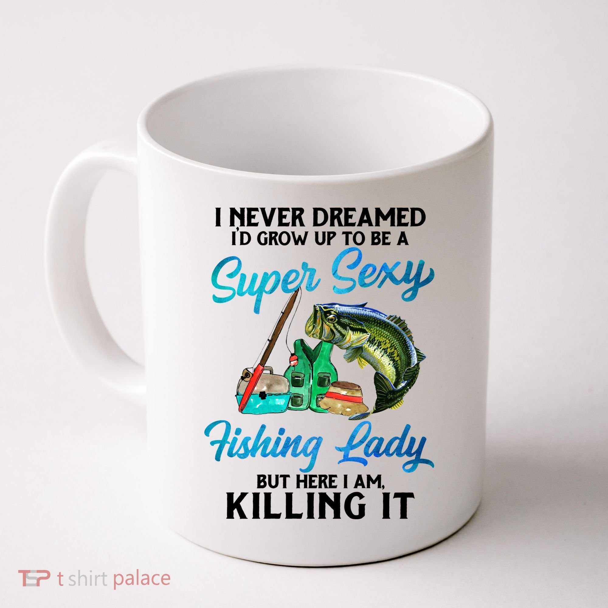 Super Sexy Fishing Lady Fish Lover Coffee Mug