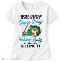 Super Sexy Fishing Lady Fish Lover Women's T-Shirt thumb 0