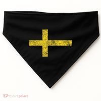 SWEDEN SWEDISH FLAG SVENSKA SVERIGE NORDIC CROSS USA-Made Doggie Bandana thumb 0