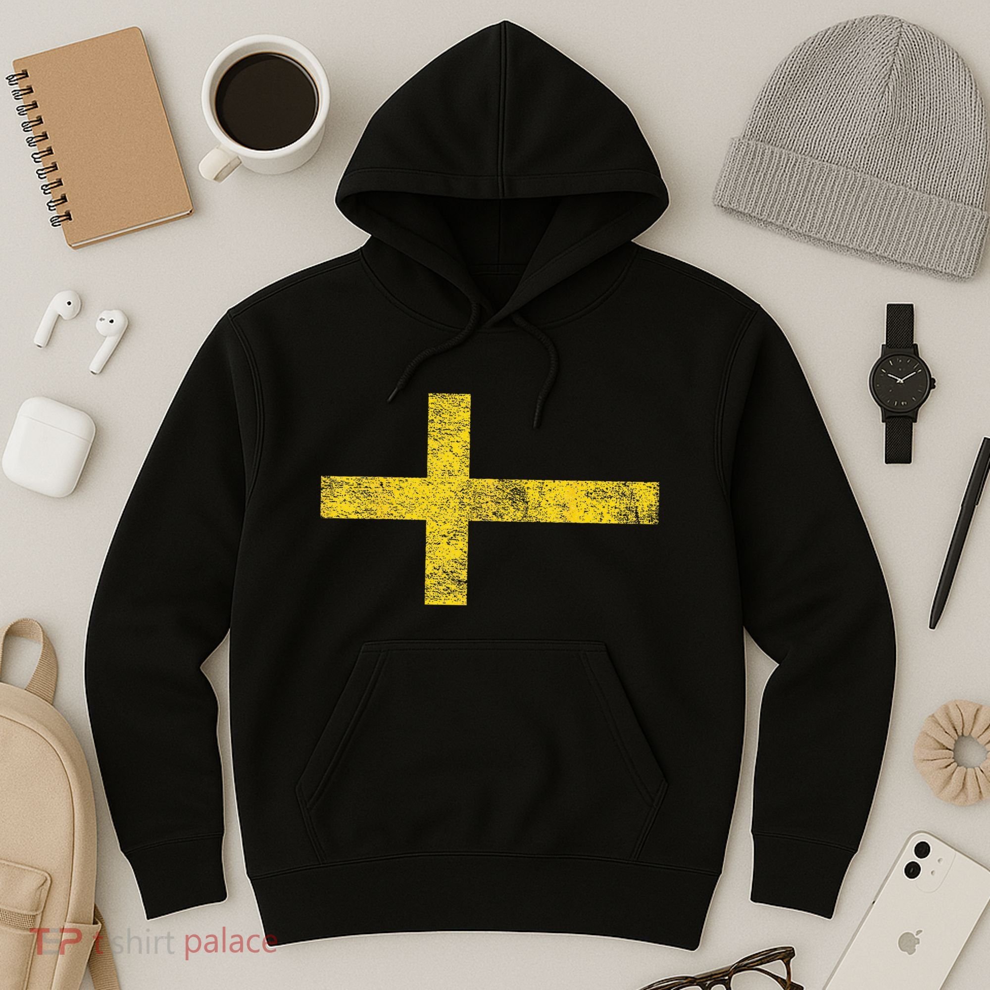 SWEDEN SWEDISH FLAG SVENSKA SVERIGE NORDIC CROSS Hoodie