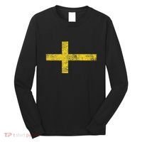 SWEDEN SWEDISH FLAG SVENSKA SVERIGE NORDIC CROSS Long Sleeve Shirt thumb 0