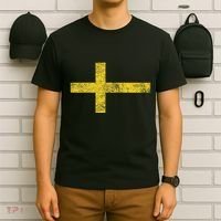 SWEDEN SWEDISH FLAG SVENSKA SVERIGE NORDIC CROSS T-Shirt thumb 6