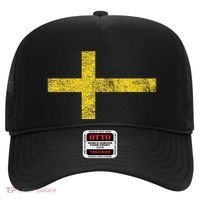 SWEDEN SWEDISH FLAG SVENSKA SVERIGE NORDIC CROSS Hat thumb 0