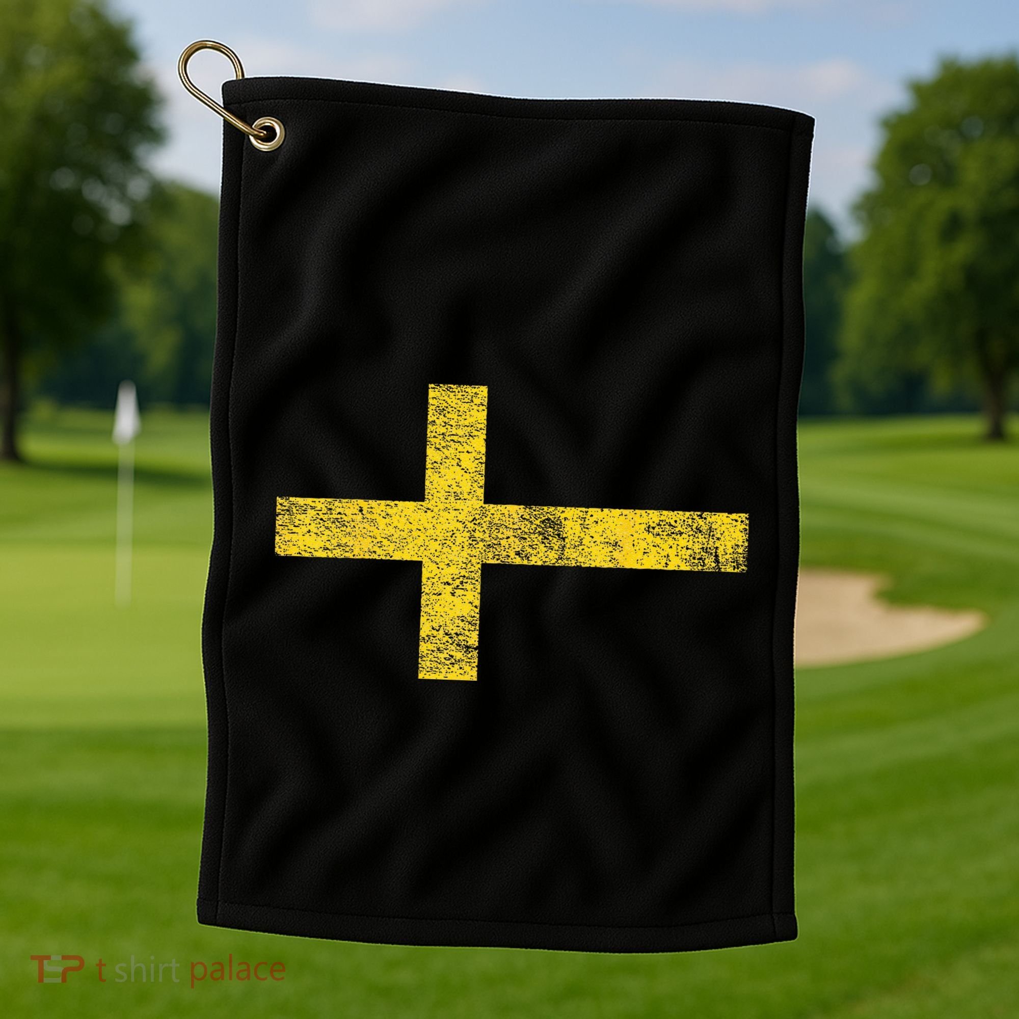 SWEDEN SWEDISH FLAG SVENSKA SVERIGE NORDIC CROSS Golf Towel