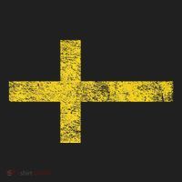 SWEDEN SWEDISH FLAG SVENSKA SVERIGE NORDIC CROSS Golf Towel thumb 3