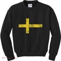SWEDEN SWEDISH FLAG SVENSKA SVERIGE NORDIC CROSS Kids Sweatshirt thumb 0