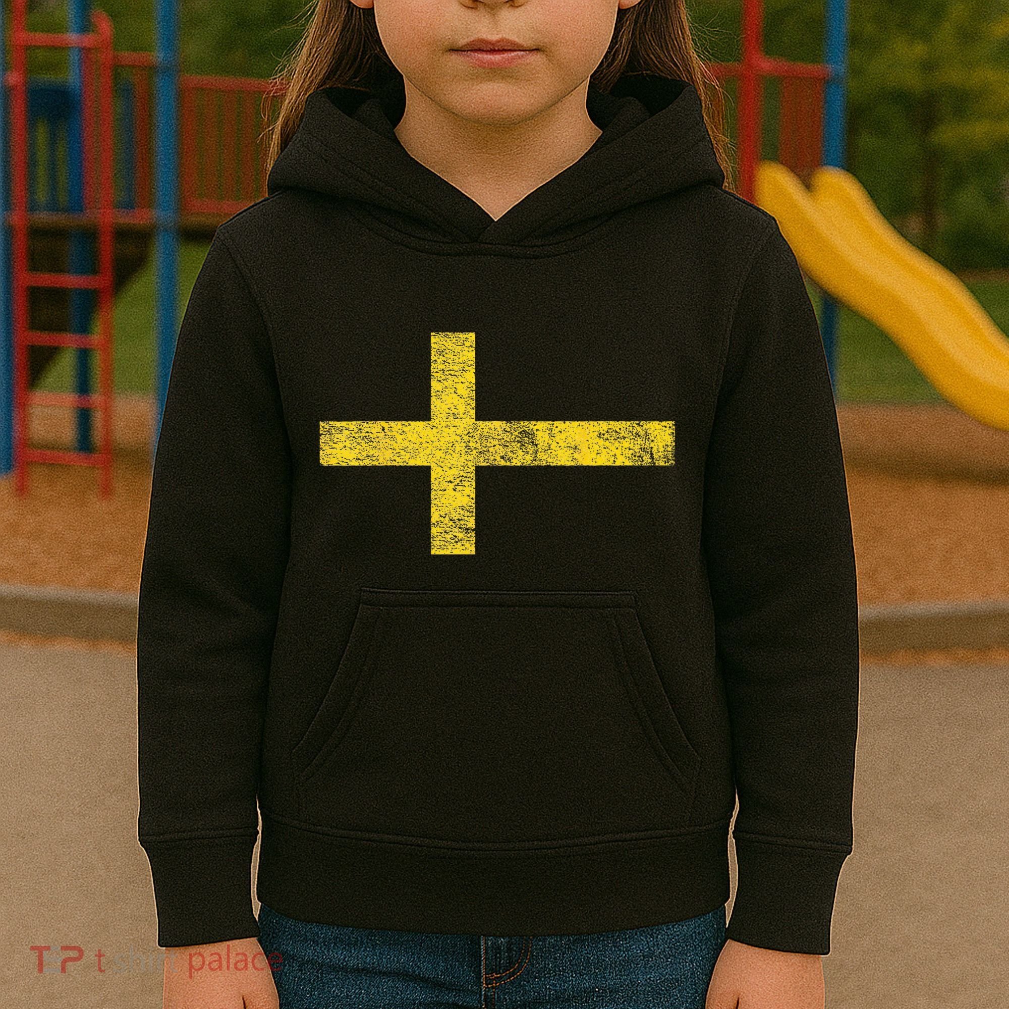 SWEDEN SWEDISH FLAG SVENSKA SVERIGE NORDIC CROSS Kids Hoodie