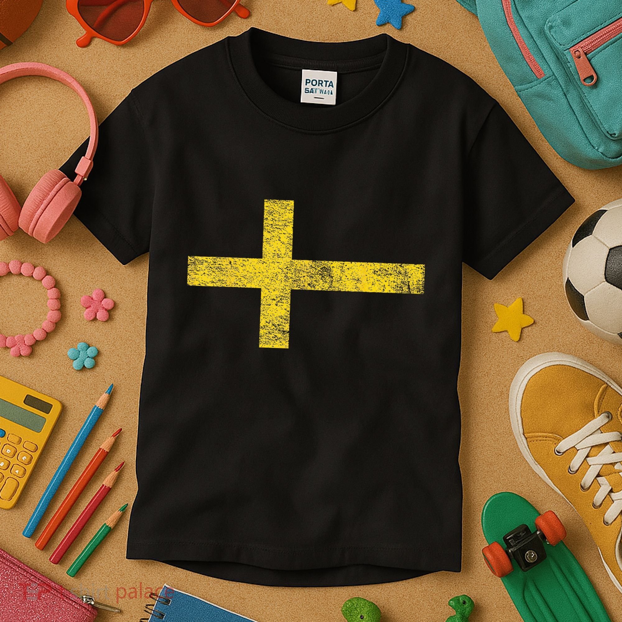 SWEDEN SWEDISH FLAG SVENSKA SVERIGE NORDIC CROSS Kids T-Shirt