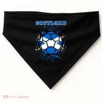 Soccer Scotland Funny USA-Made Doggie Bandana thumb 0