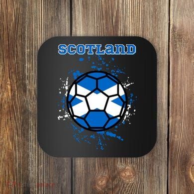 Soccer Scotland Funny Coaster