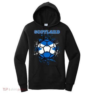 Soccer Scotland Funny Women's Hoodie