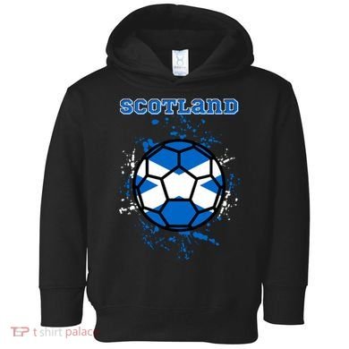 Soccer Scotland Funny Toddler Hoodie
