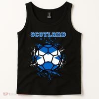 Soccer Scotland Funny Tank Top thumb 2