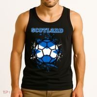 Soccer Scotland Funny Tank Top thumb 3