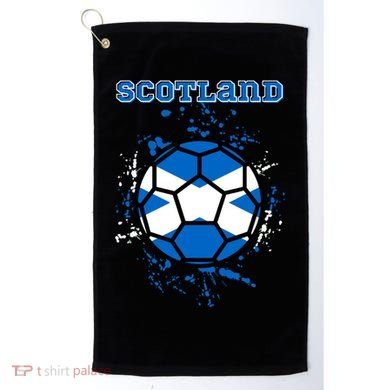 Soccer Scotland Funny Golf Towel