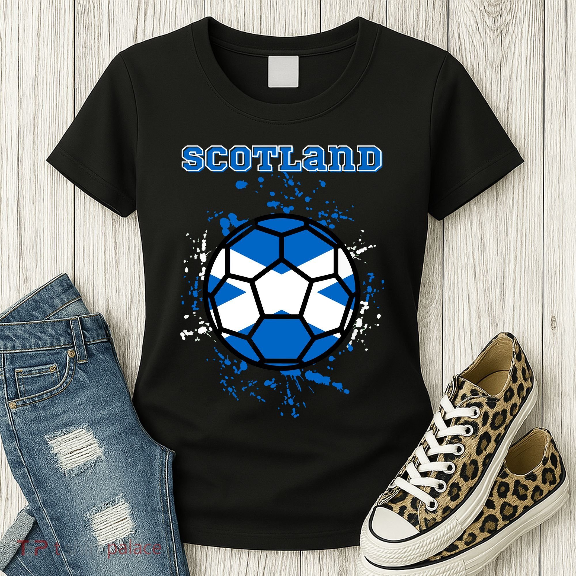 Soccer Scotland Funny Women's T-Shirt