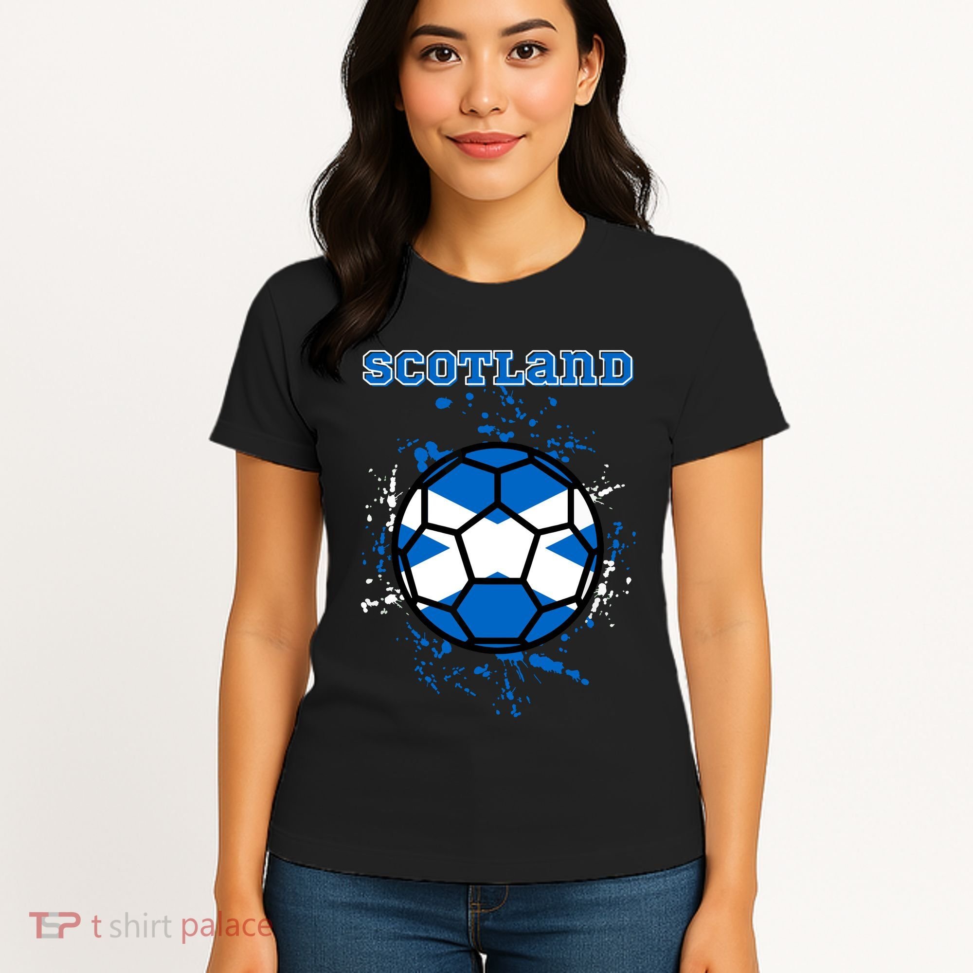 Soccer Scotland Funny Women's T-Shirt