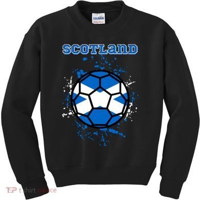 Soccer Scotland Funny Kids Sweatshirt