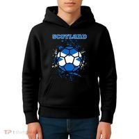 Soccer Scotland Funny Kids Hoodie thumb 4
