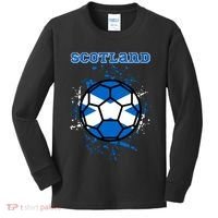 Soccer Scotland Funny Kids Long Sleeve Shirt thumb 0