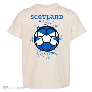 Soccer Scotland Funny Toddler T-Shirt