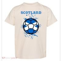 Soccer Scotland Funny Toddler T-Shirt thumb 0