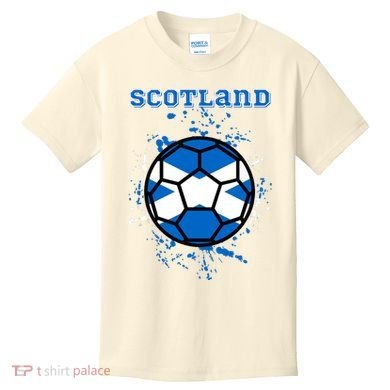 Soccer Scotland Funny Kids T-Shirt