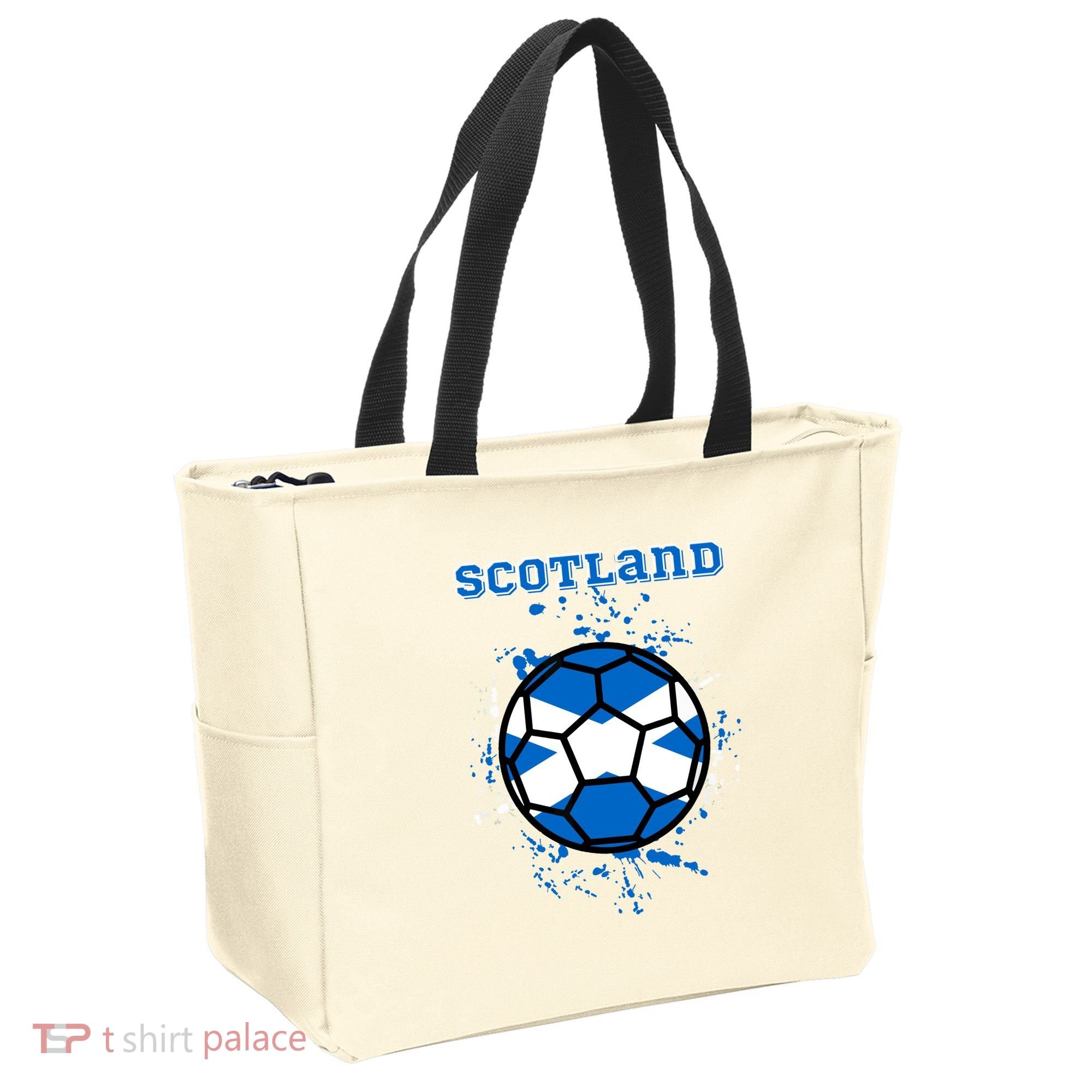 Soccer Scotland Funny Tote Bag