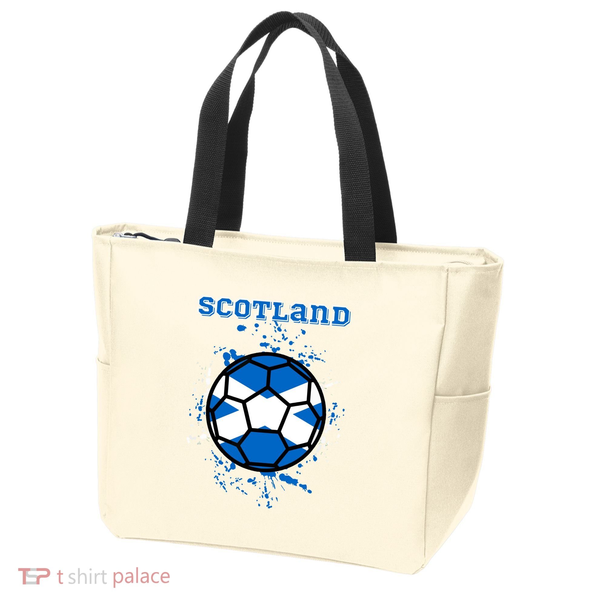Soccer Scotland Funny Tote Bag