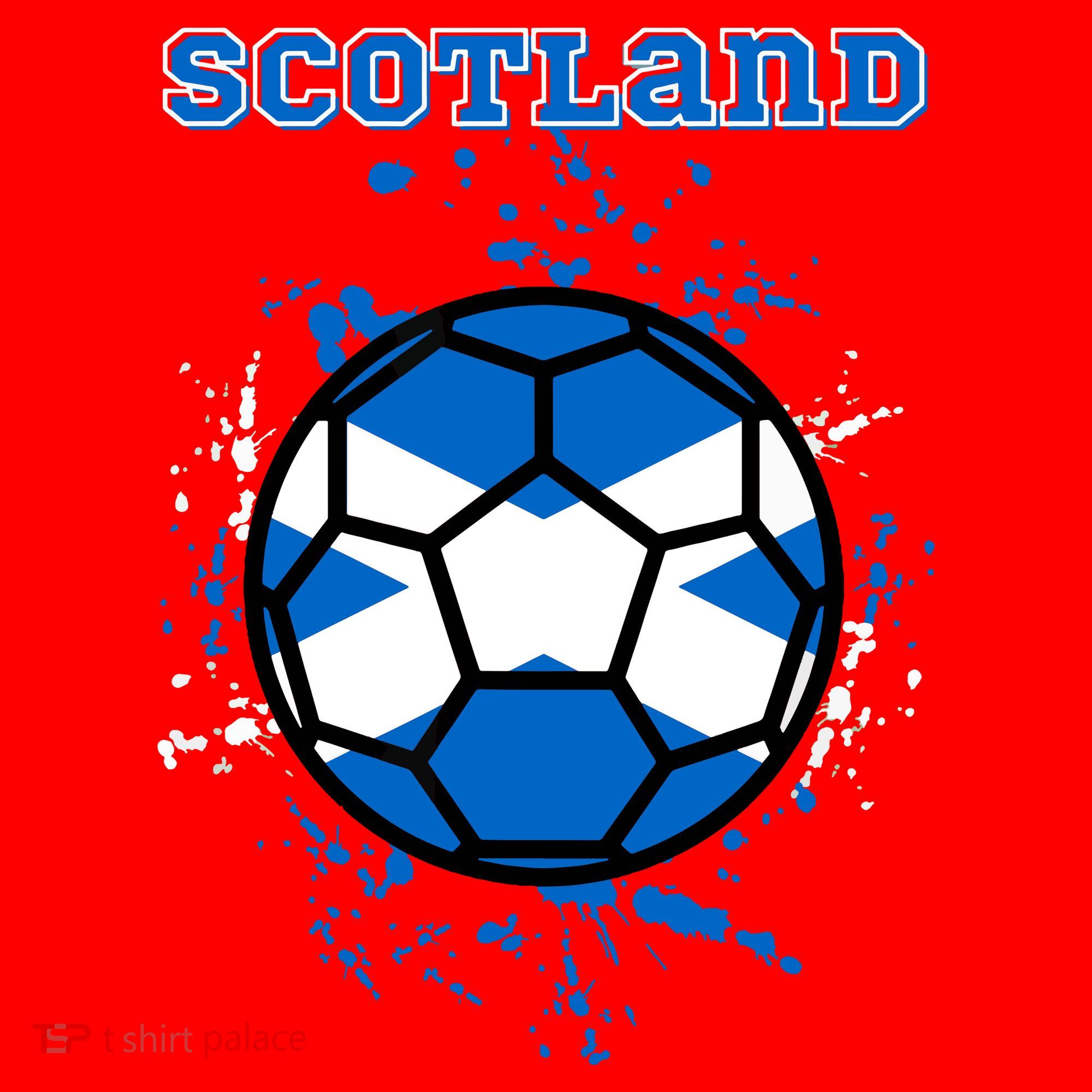 Soccer Scotland Funny Santa Hat