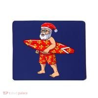 Surfing Santa For Hawaiian Surf Christmas Mousepad thumb 0