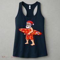 Surfing Santa For Hawaiian Surf Christmas Women's Tank Top thumb 3