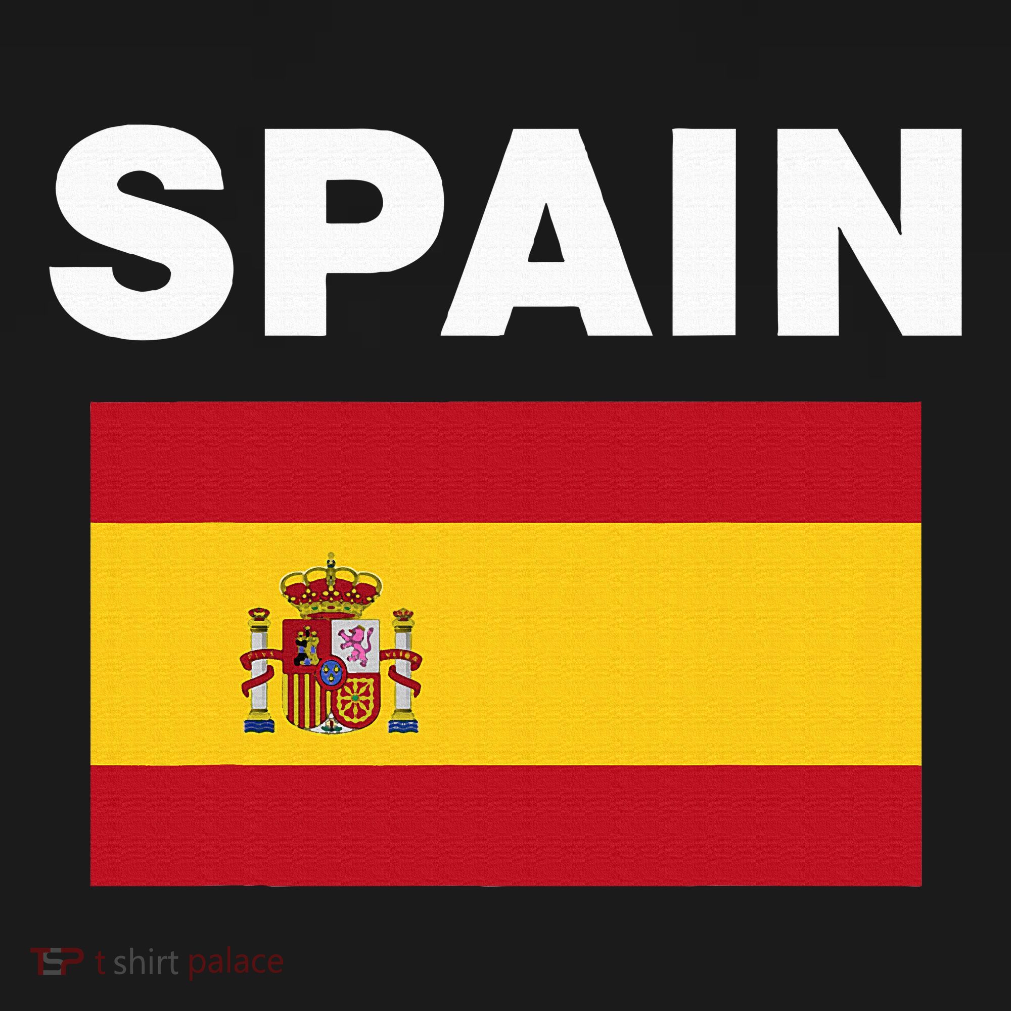 Spain Spanish Flag Heritage T-Shirt