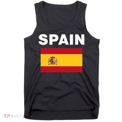 Spain Spanish Flag Heritage Tank Top