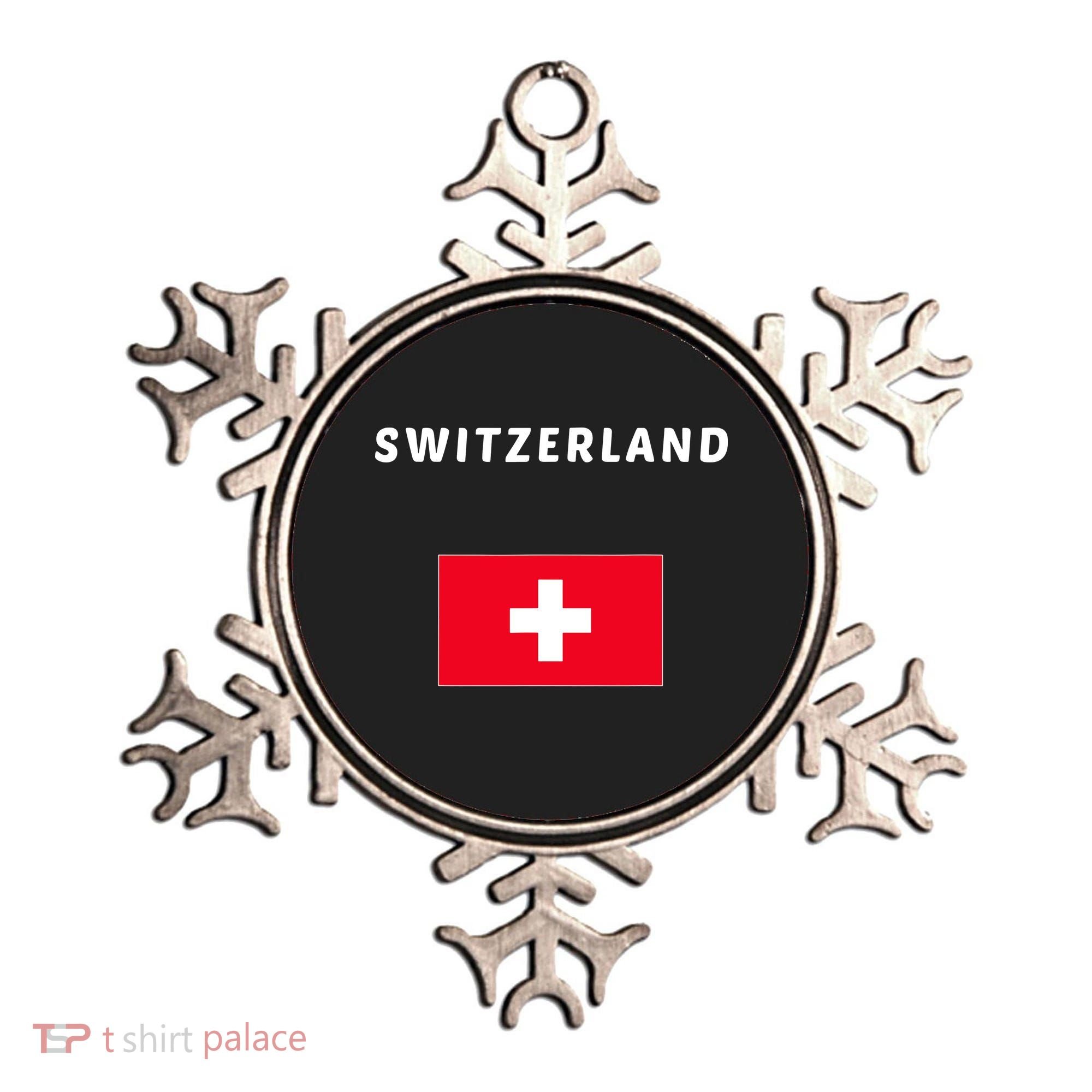 Switzerland Swiss Flag Ornament