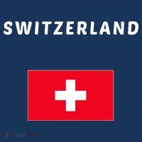 Switzerland Swiss Flag Button thumb 1