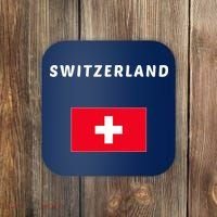 Switzerland Swiss Flag Coaster thumb 0