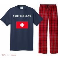 Switzerland Swiss Flag Pajama Set thumb 0