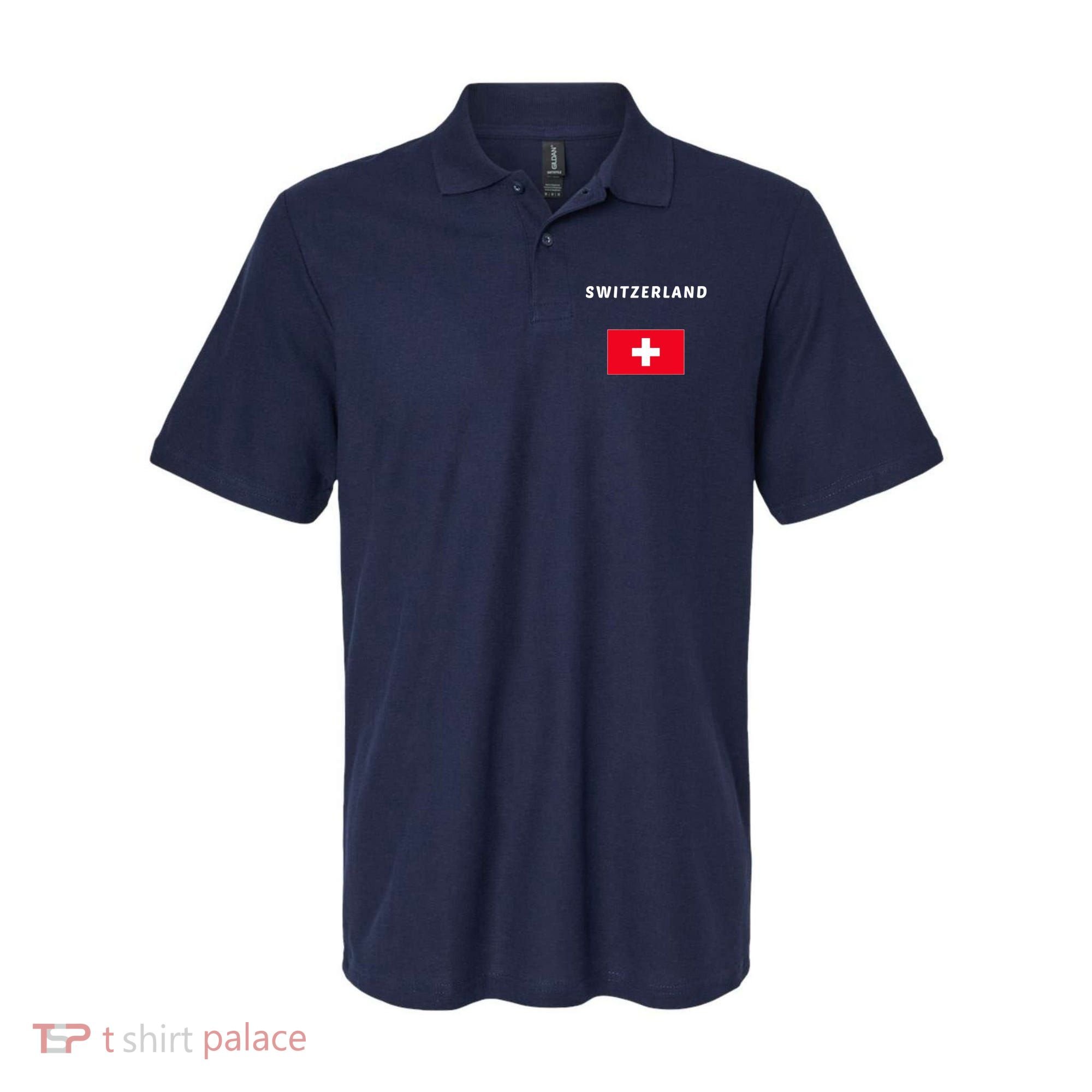 Switzerland Swiss Flag Polo