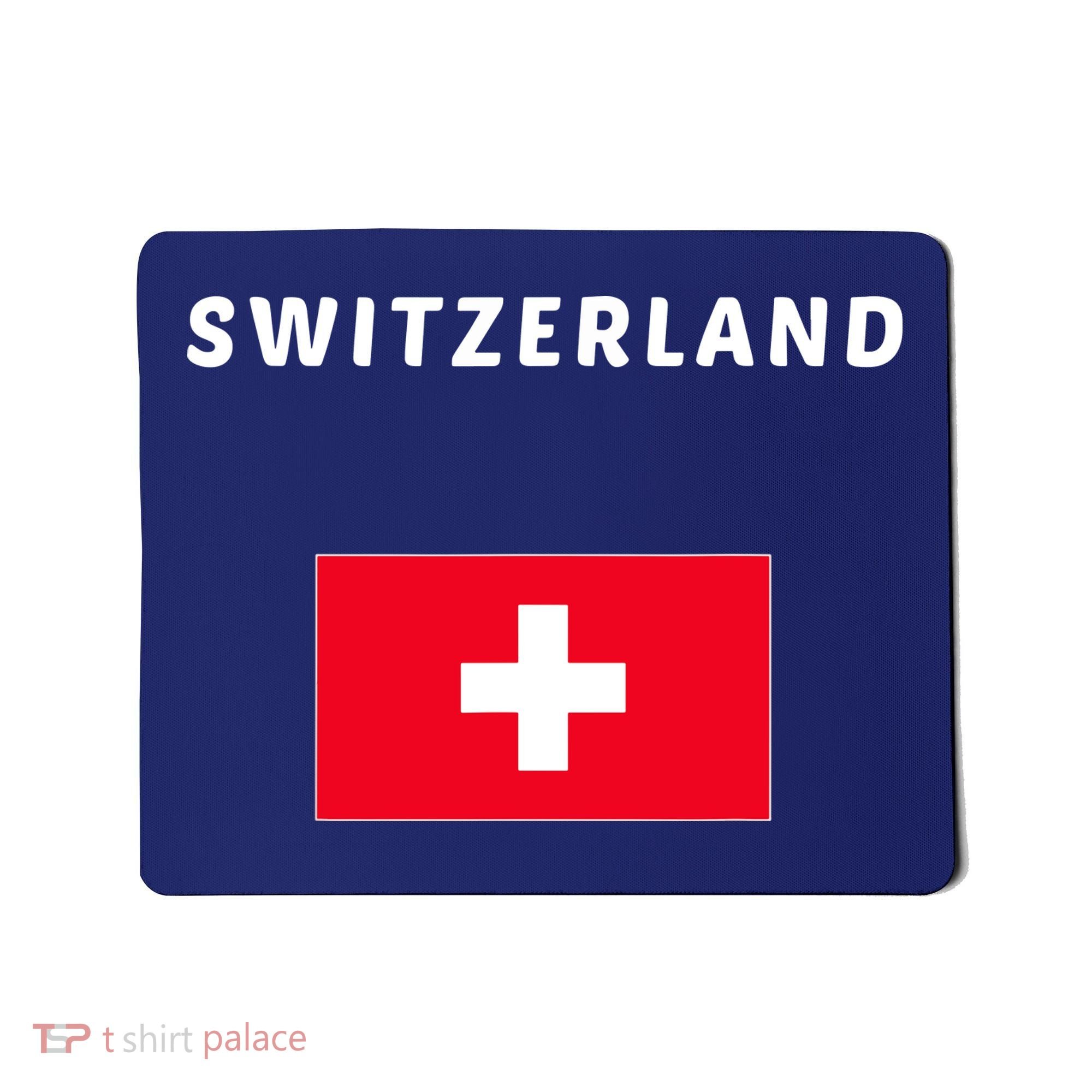 Switzerland Swiss Flag Mousepad