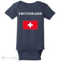 Switzerland Swiss Flag Baby Bodysuit thumb 0