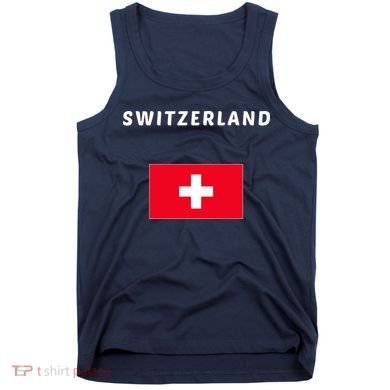 Switzerland Swiss Flag Tank Top