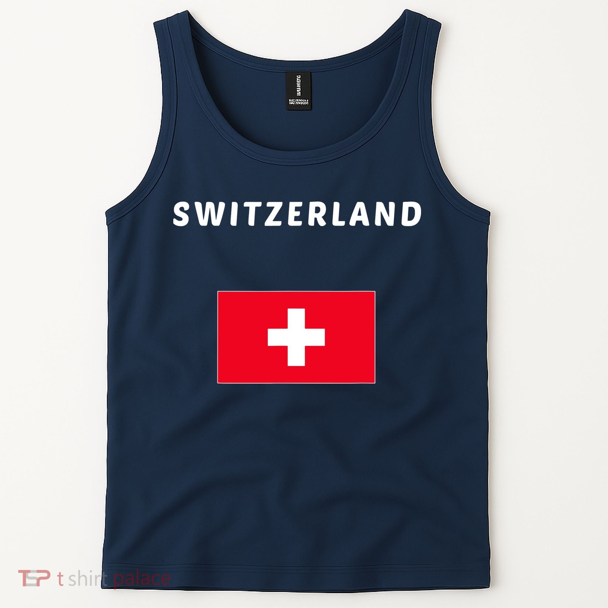 Switzerland Swiss Flag Tank Top