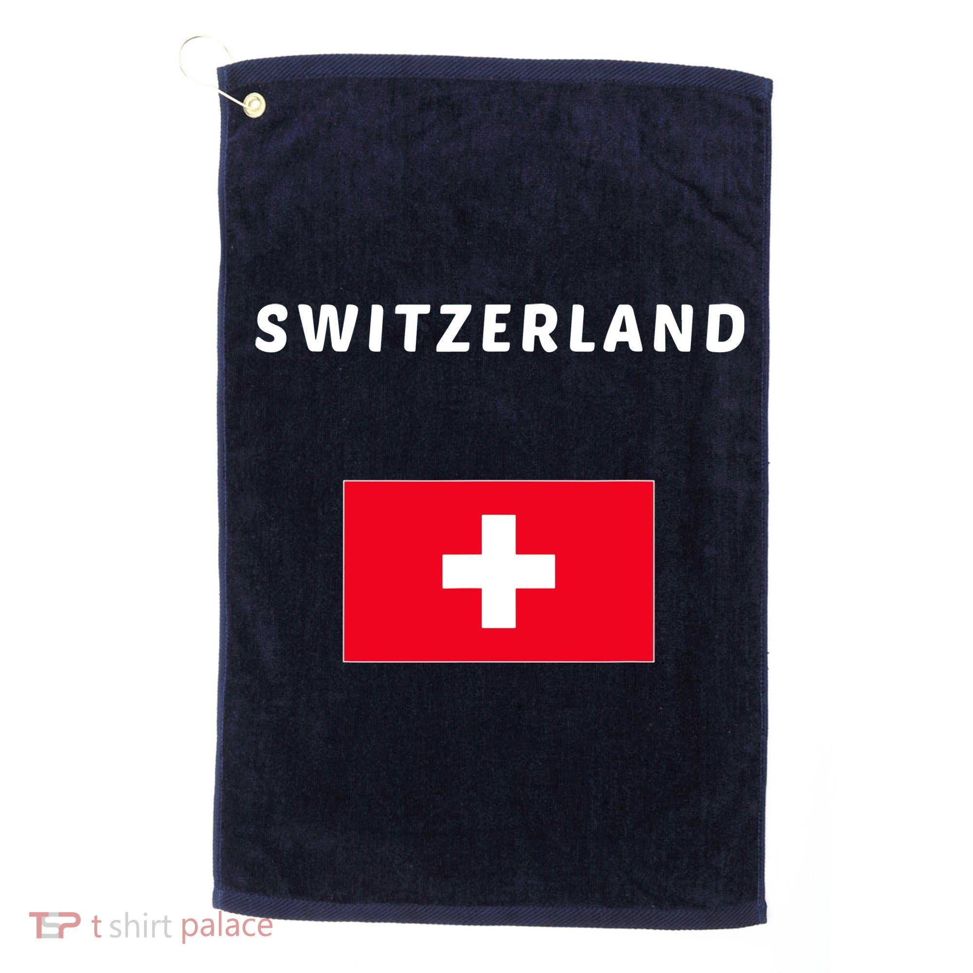 Switzerland Swiss Flag Golf Towel