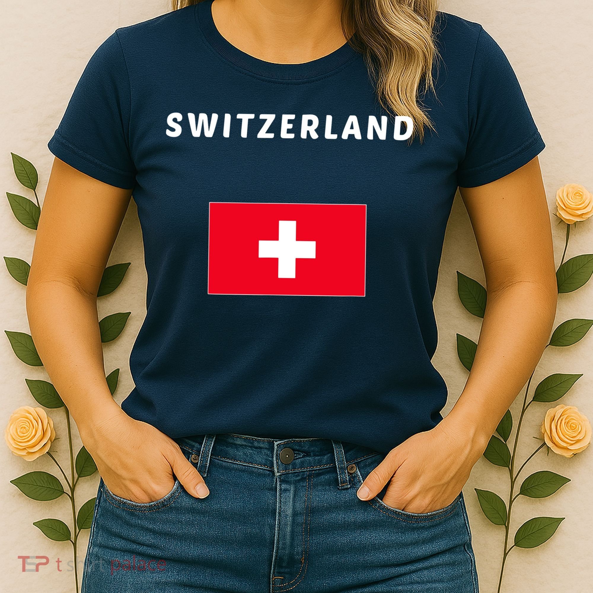 Switzerland Swiss Flag Women's T-Shirt