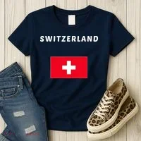 Switzerland Swiss Flag Women's T-Shirt thumb 3