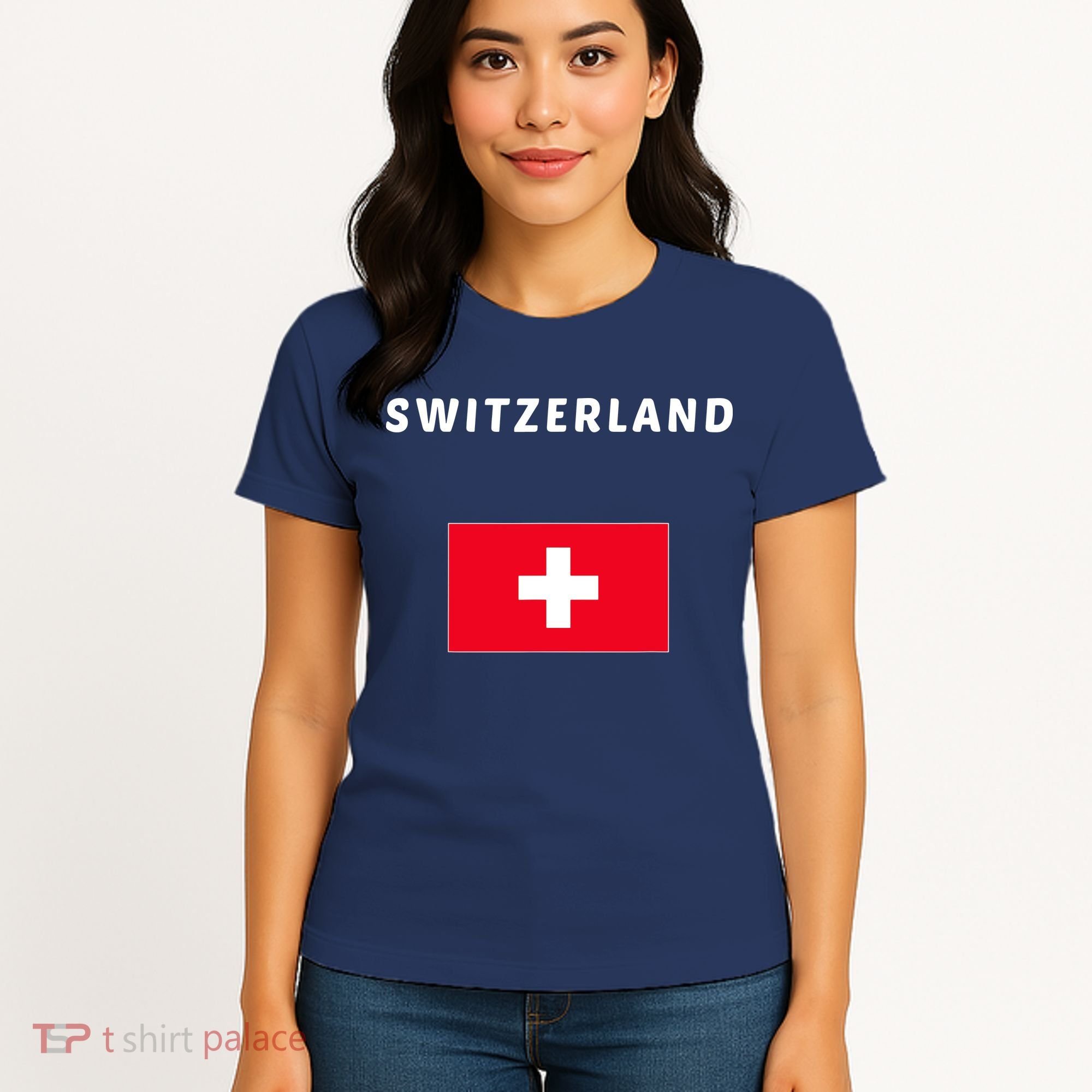 Switzerland Swiss Flag Women's T-Shirt